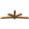Ekena Millwork Davenport Rough Sawn Timber Gable Bracket, Western Red Cedar, 108"W x 40"H x 6"D x 6"F, 9/12 Pitch GBW108X40X0606DAV00RWR - alternate 5